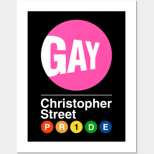 Gay Pride NYC Subway Posters and Art